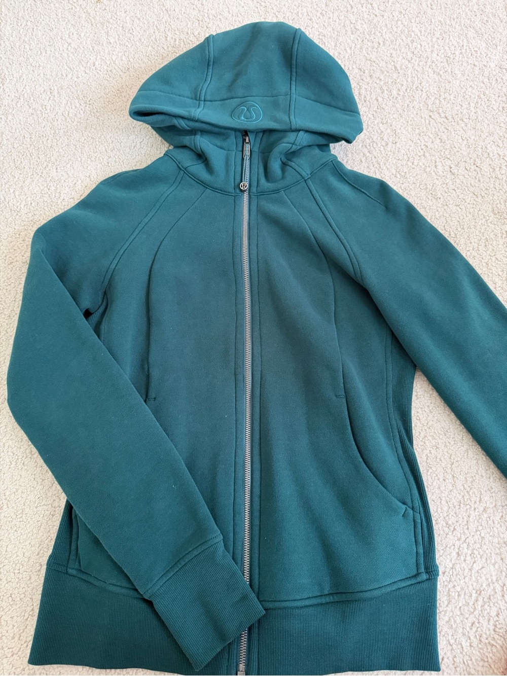 lululemon athletica Deep Teal Fleece Hoodie